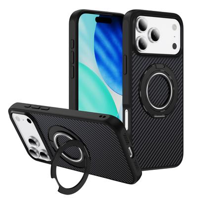 Pro pouzdro na telefon Apple 17, Niche High-end pocit, Textura uhlíkových vláken, Textura Kevlaru, Magnetické sání, pro pouzdro IPhone 16 Pivot