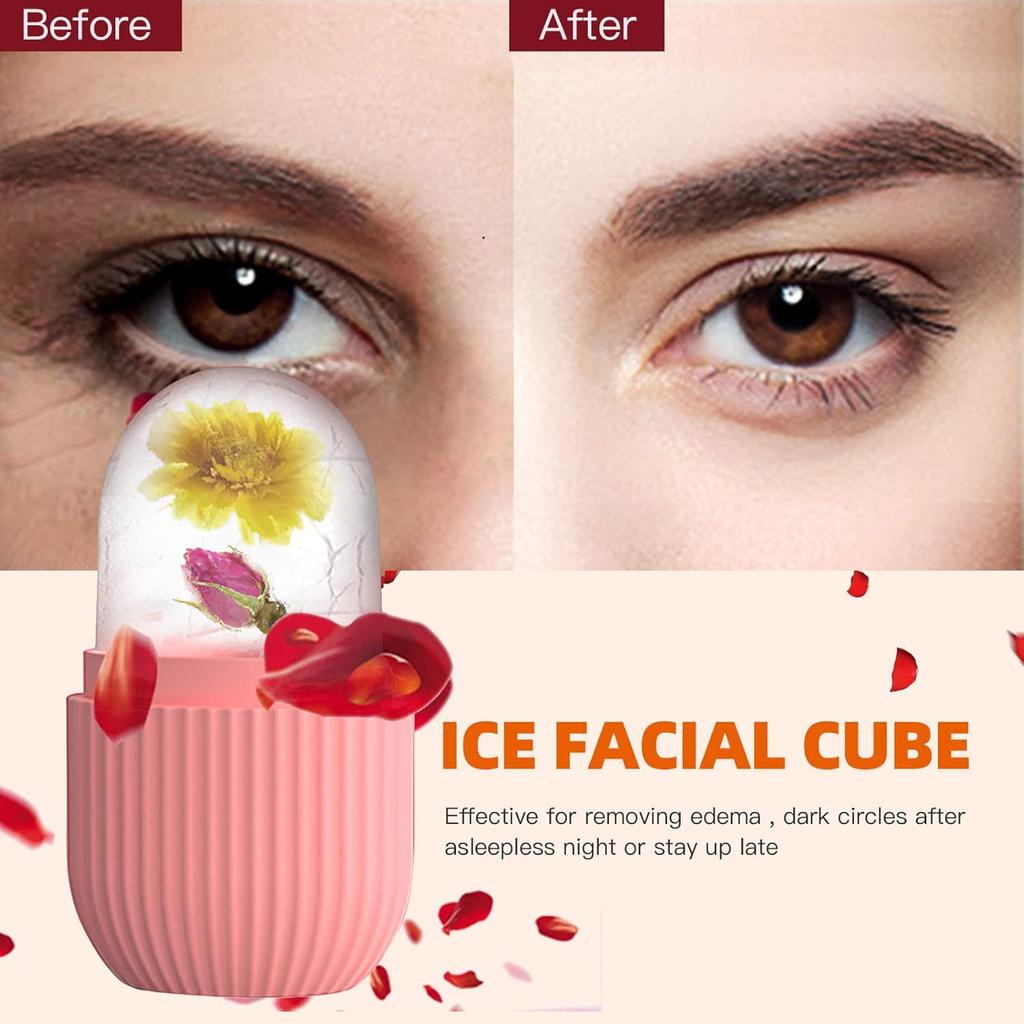 Ice Face Roller, DIY Face Massage Roller, Facial Ice Roller for Face, Eyes & Joints, Ice Compress Skin Care Tool for Women & Men
