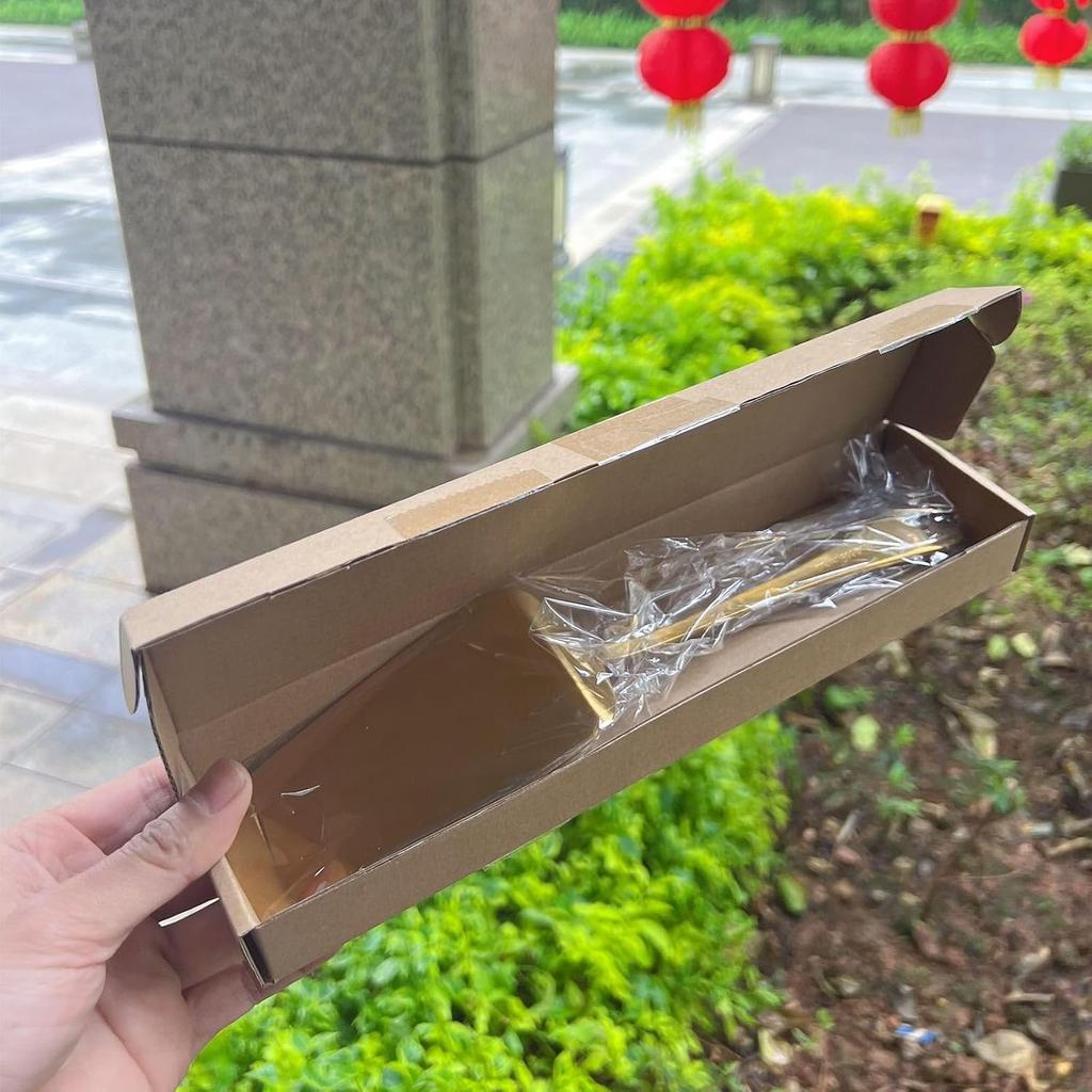 1Pcs Stainless Steel Lasagna Server,Stainless Steel Solid Turner,Stainless Steel Cake Pizza Shovels Kitchen Server (gold)