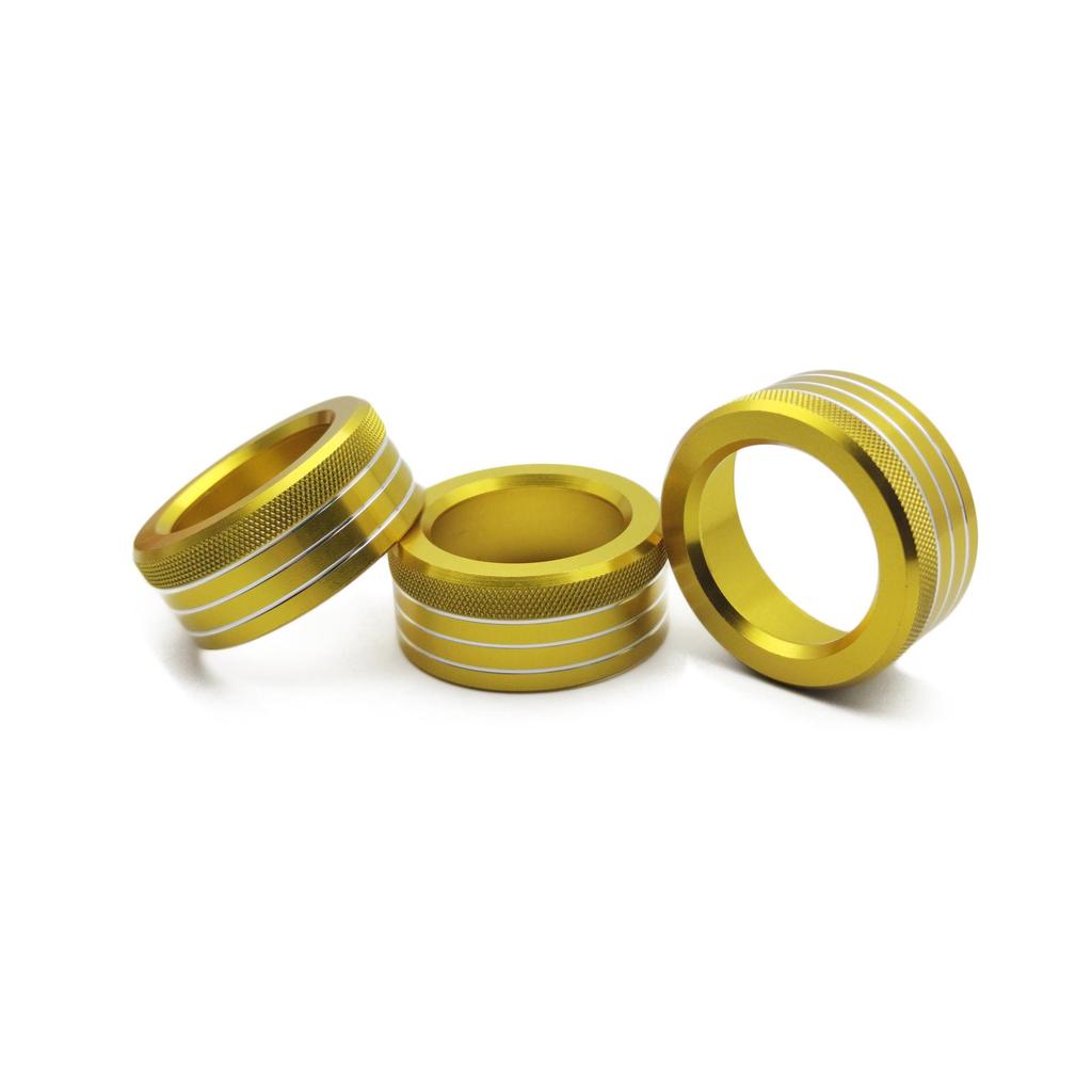 Decorative AC Knob Ring for GT86/Subaru BRZ - Fits 20 Models with Logo On Center Console.