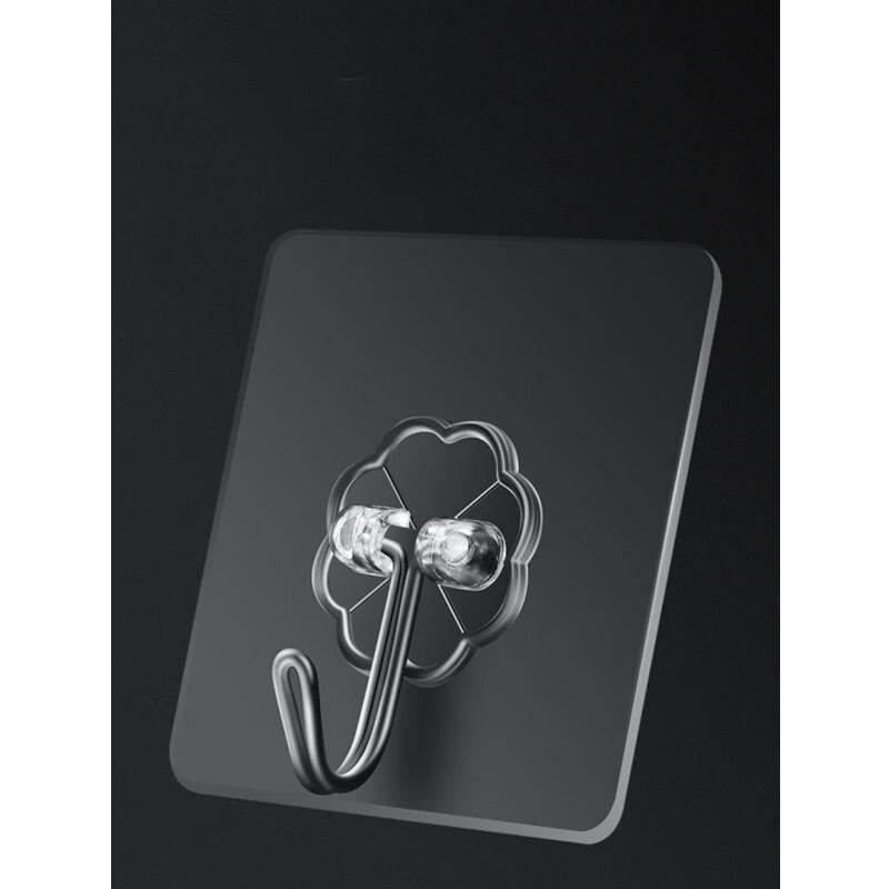 

Strong Transparent Self-Adhesive Wall Hooks (10-Pack)