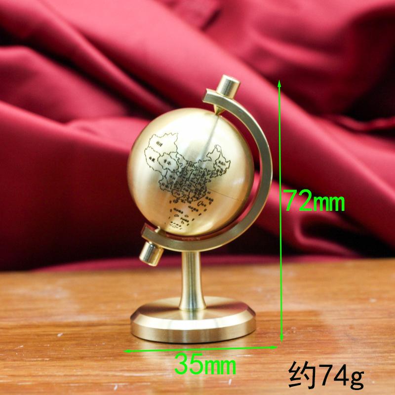 Popular brass rotating handle piece, six-sided rotating combination for attracting wealth and treasures, multi-sided rotating st
