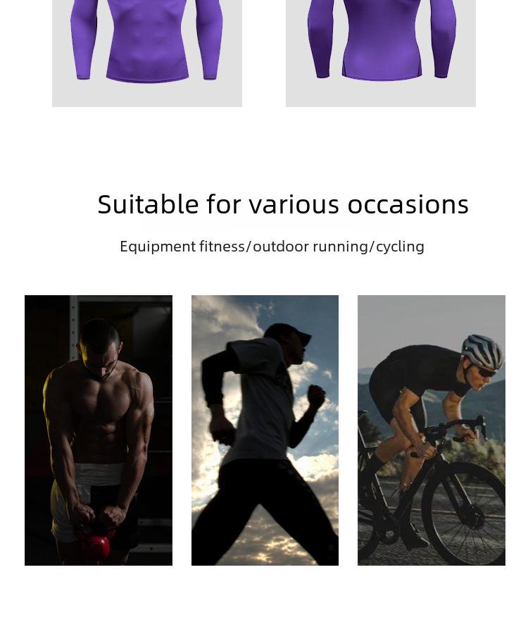 Colorful Long-Sleeve Quick-Dry Cycling Top with High Elasticity
