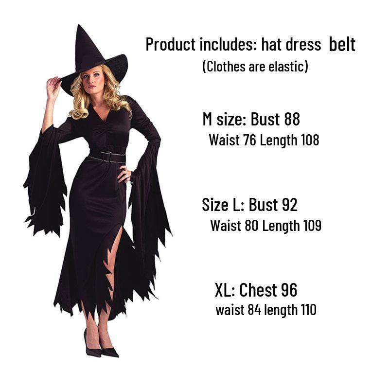 Rochie Cosplay Vrăjitoare de Halloween: Costum de Mascaradă de Club de Noapte pentru Adulți pentru Joc de Rol Cartoon.