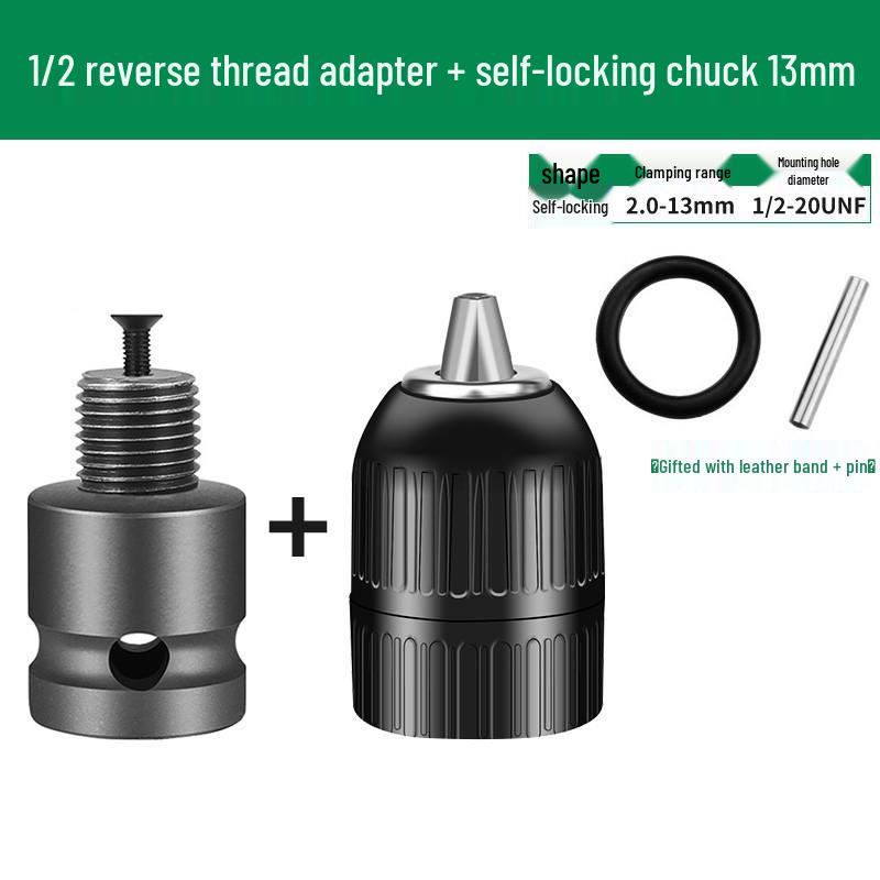 Electric Drill Conversion Kit: Multifunctional Wrench Socket and Chuck Accessories Set