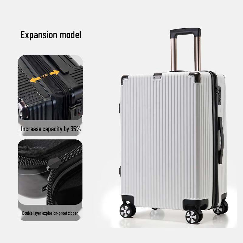 Lishin Thickened Large Capacity Expandable Password Suitcase