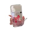 Simple ins red horse star English label is suitable for iphone17promax apple 16p mobile phone case 15 new models