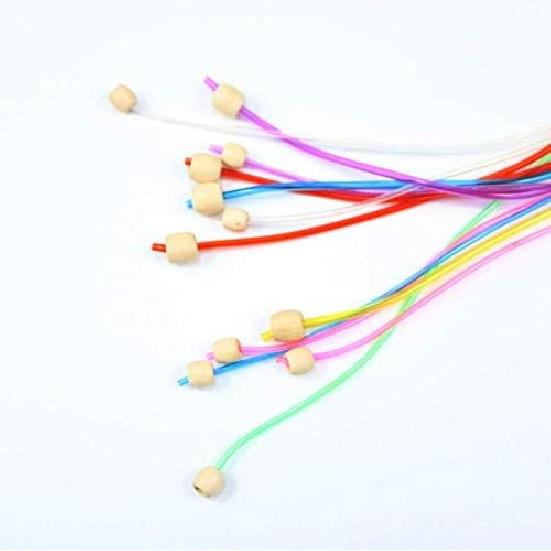 12 Sizes 1.2M 48" Afghan Tunisian Carbonized Bamboo Knitting ABS Needle Crochet Hooks Set with Beads