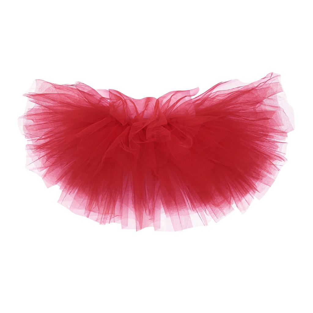 Tutu Running Skirt Mini Skirt 6-Layer Tulle Tulle Skirt Sexy Ballet Skirt Tiered Skirt Petticoat Fluffy Layered Tulle Tutu Skirt