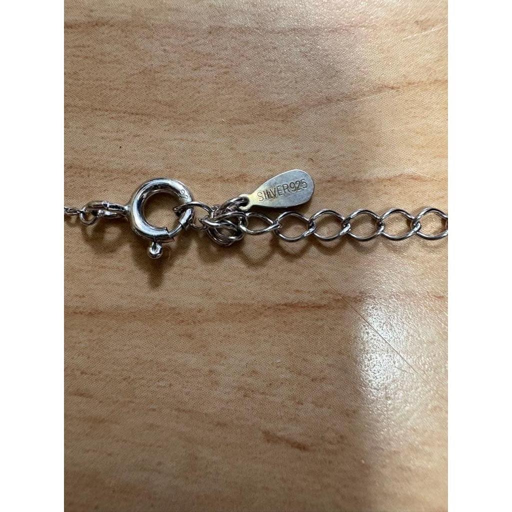 Used cross four mickey mouse necklace