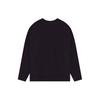 We11done Rhinestone Logo Round Neck Long Sleeve T-Shirt Unisex Tops WD-TT1-22-691-U-BK