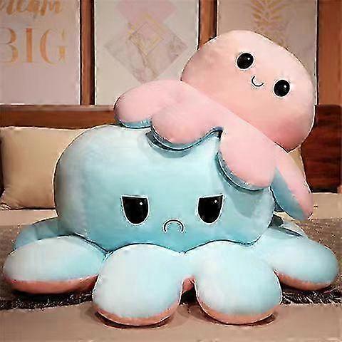 Reversible Large Octopus Plush Pillow Stuffed Animal