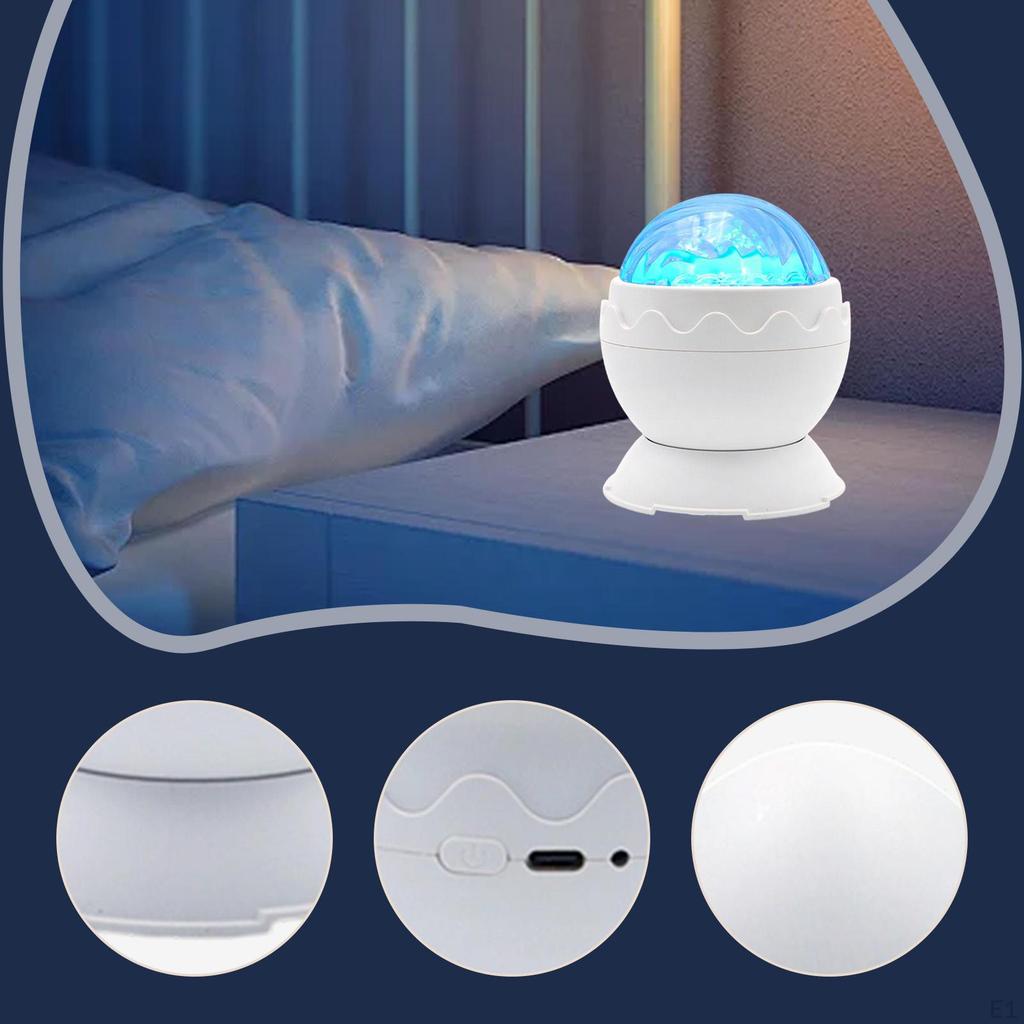 Atmosphere Lighting Gifts Color Changing Night Light Projection Lamp, for Bedroom Parties Holiday