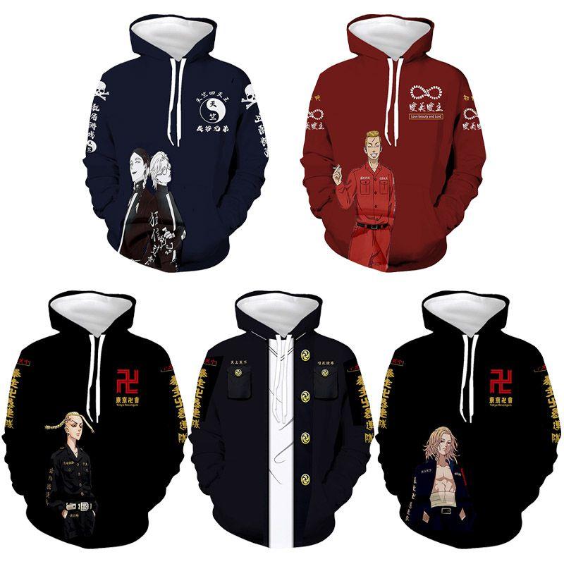 Vibrant Tokyo Revengers Hoodie 3d Printed Unisex Casual Fashion Pullover Top