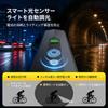 Bicycle light, 1200 lumens, high brightness LED front light, 160°