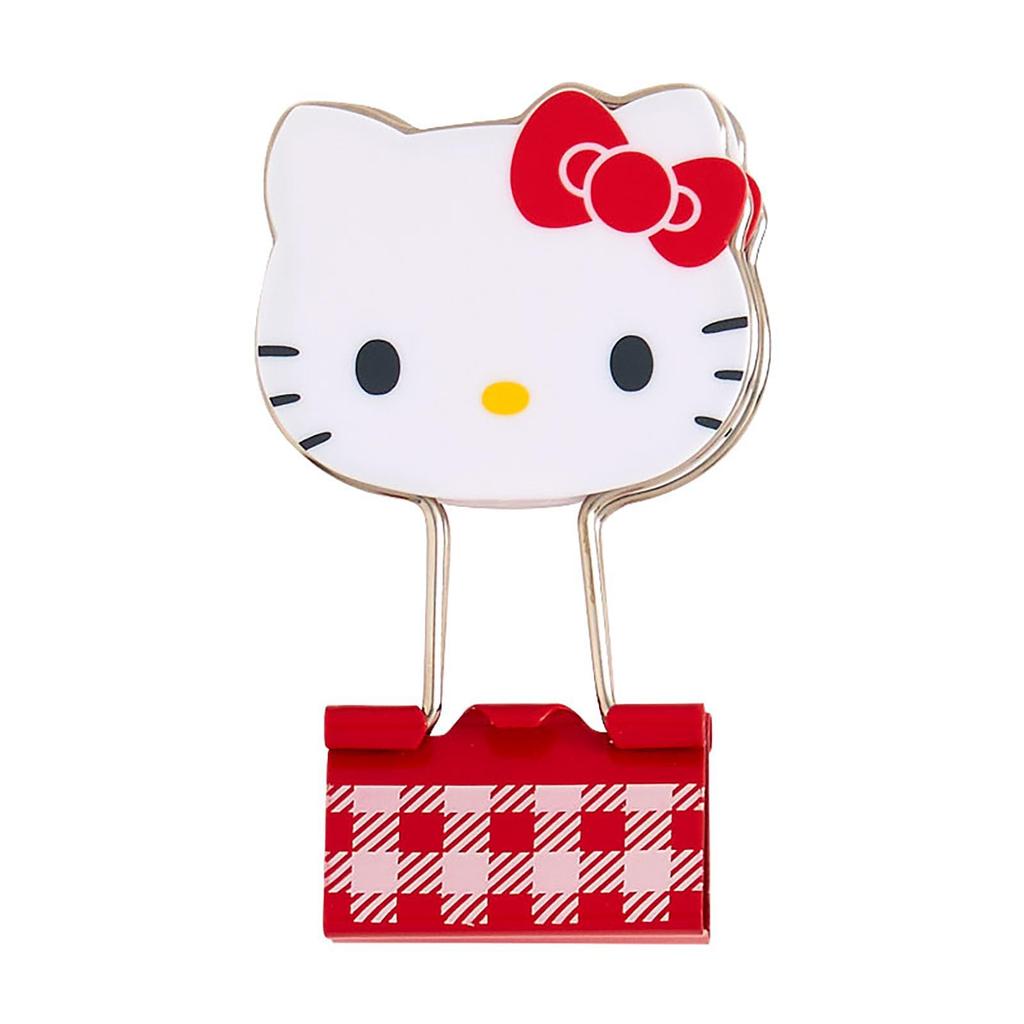 Sanrio Double Set of Hello ABS and 615366 Clips, 3, Kitty, Steel,