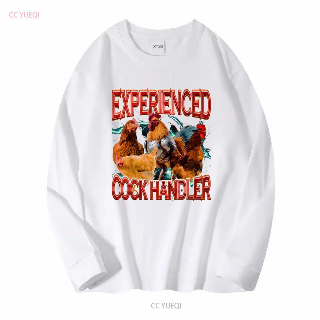 Erfahrener Hahnen-Händler T-Shirt Lustiges Meme Küken Hahn Beleidigender Witz vintage Gewaschen Atmungsaktiv Stilvoll Weich Grafik