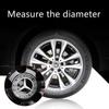 FOW5   Hot 2026 New For Benz 4PCS 75mm Car Wheel Center Cap Hub Covers Badge Accessories For Mercedes benz AMG C E S GLE CLC Class W204