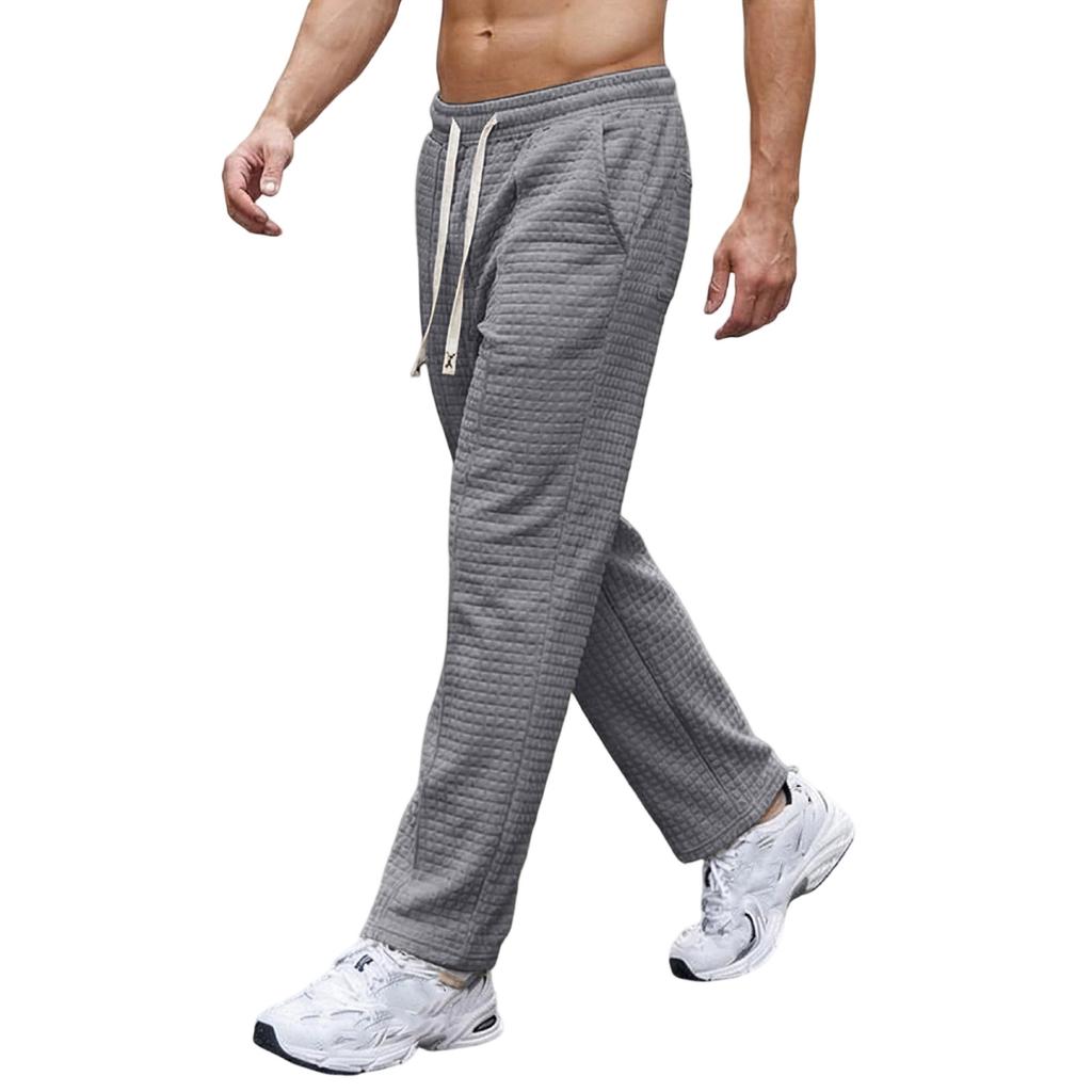 Men's  Leisure  Loose  Sports  Rope  Straight  Cylinder  Trousers