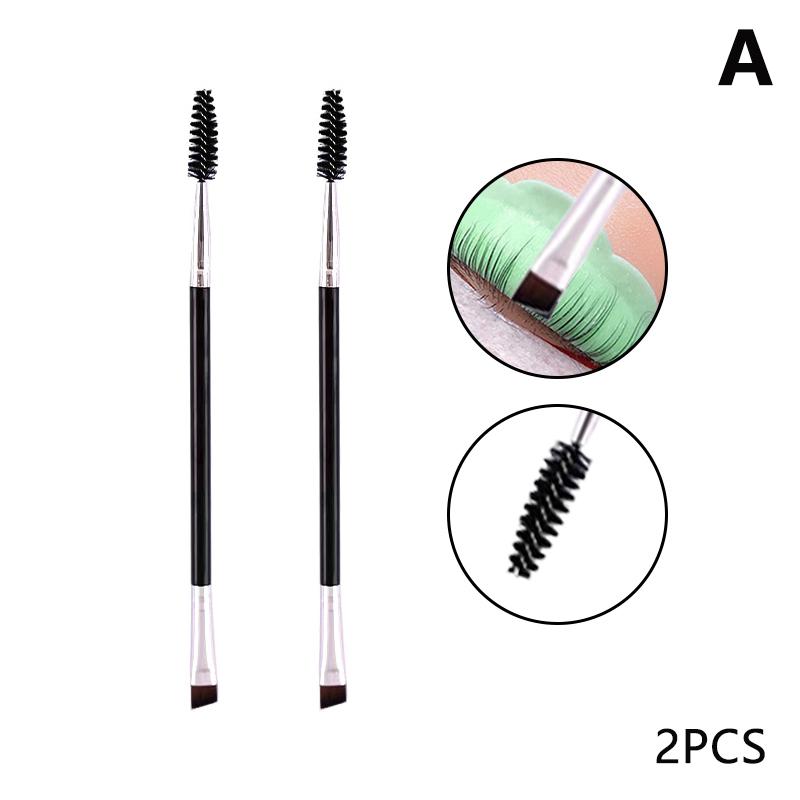 

Двусторонняя кисть для бровей и подводки для глаз для женщин инструменты для макияжа кисть для ресниц для завивки ресниц спиральная кисть угловые кисти для пудры для бровей