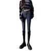 Plus Size Pants High-waisted Stretch Skinny Jeans for Women