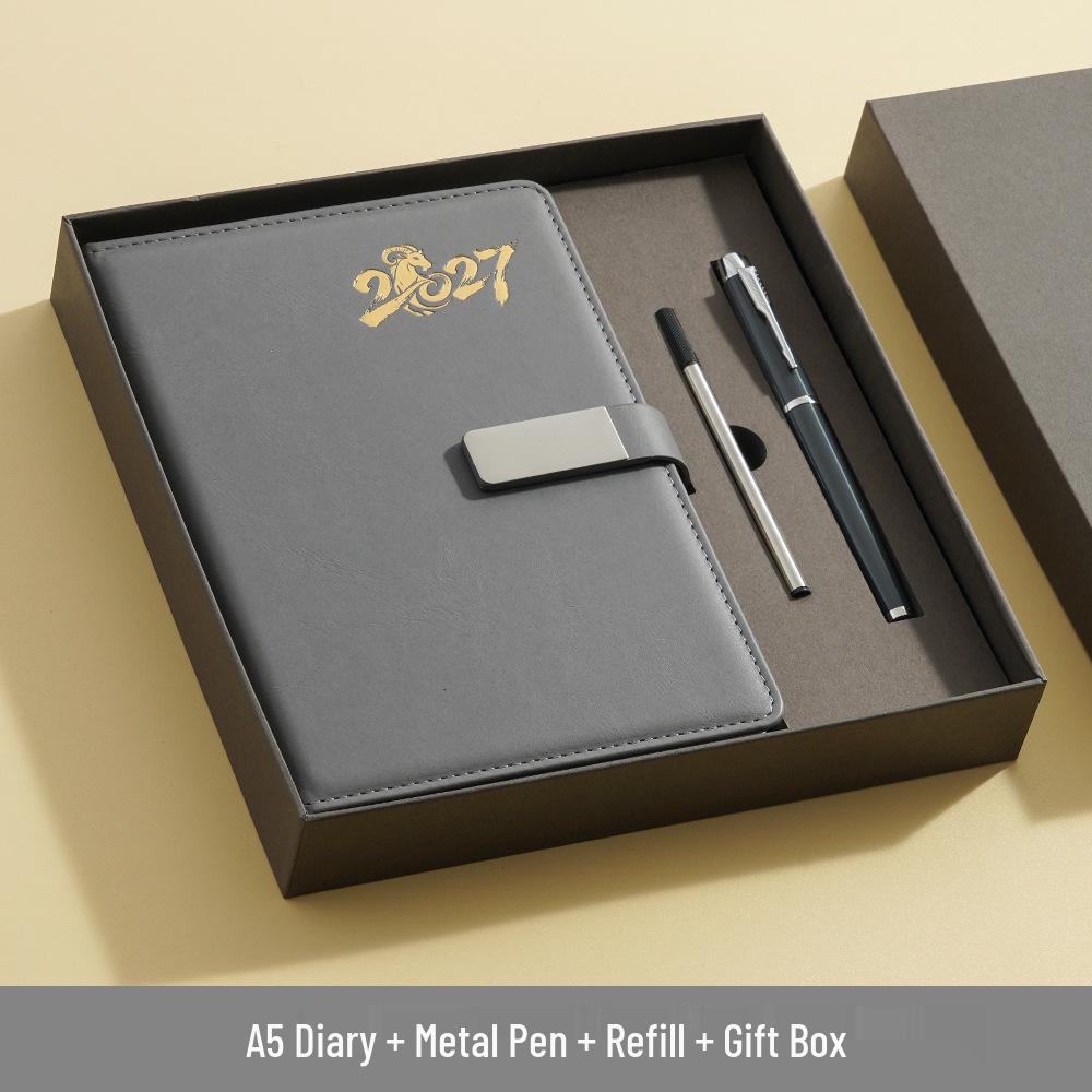 2027 Premium Time Management Notebook Set with Customized Logo