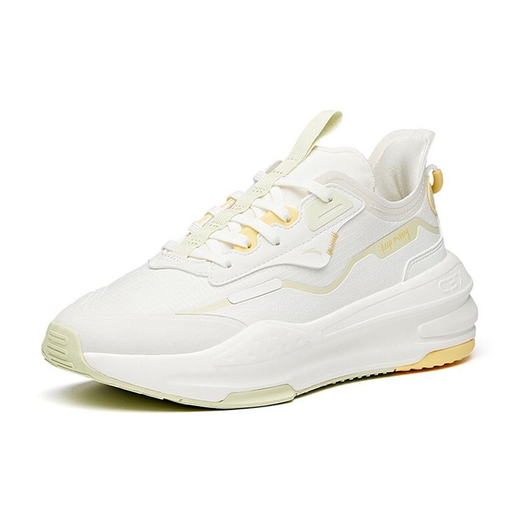 Anta C37 Series Low-Top Skate Shoes Women Sneakers White Green 922128081-6