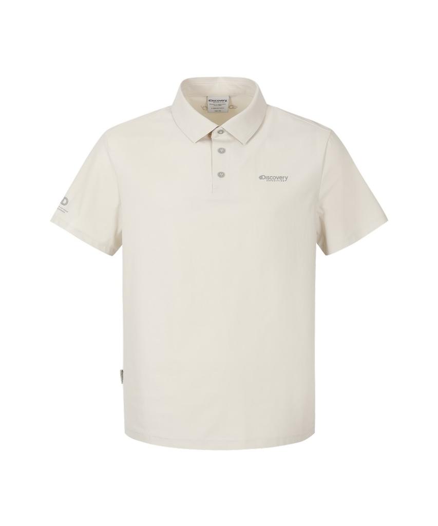 DISCOVERY EXPEDITION Men'S Freshvent Prevona Tricot Polo Shirt (D/Ivory)