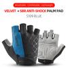 ROCKBROS Cycling Bike Gloves Half Finger Shockproof Breathable MTB Mountain Bicycle Sports Gloves Men Women Cycling Short Gloves