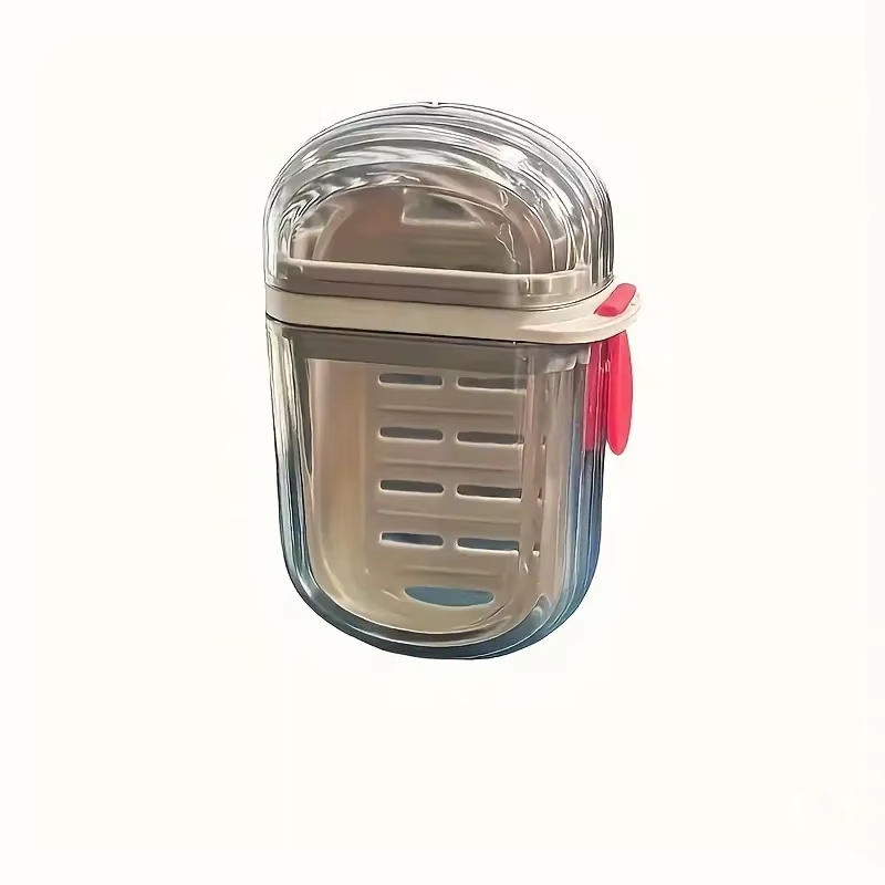 Portable Soap Box Travel Leak-Proof Drain Rack Suitable for Bathroom Kitchen Camping Gym Simple Soap Storage Box
