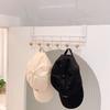 Crochets Multifonctionnels Sans Perçage Crochets de Porte d'Armoire Crochets de Porte de Chambre Porte-Serviettes Porte-Vêtements Porte-Chapeaux et Manteaux Rangement Organisateur de Rangement pour Clés