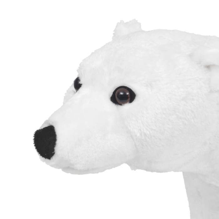 VidaXL Jouet en peluche Ours polaire Blanc XXL 91337
