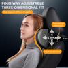 Multifunktionales Auto-Nacken-Kopfstützen-Kissen, Autositz-Memory-Schaum mit verstellbarem Handyhalter und Aufbewahrungshaken für
