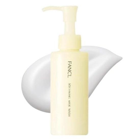 FANCL Soft Skin Milk Cleanser 120mL1 bottle Morning Sensitive Dry Moisture Roughness Time-saving No Foam Makeup Application Adherence