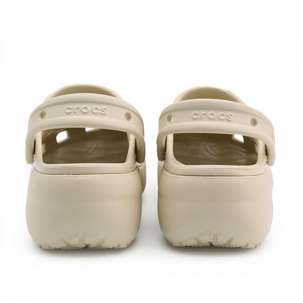 CrocS ClaSSic Platform ClogS Bone Women S SandalS Aqua ShoeS