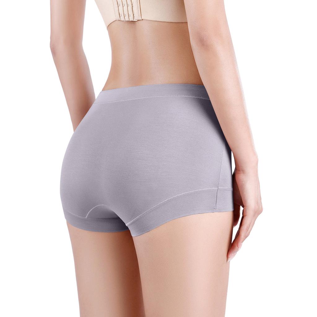 Women'S Menstrual  Panties Mid-Waist Cotton Postpartum Women'S Panties Fully Covered Panties