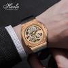 HAOFA Skeleton Mechanical Automatic Hollow Dial Sapphire Glass Stylish Waterproof High Quality Watch Popular Gift Men's Men's Men's