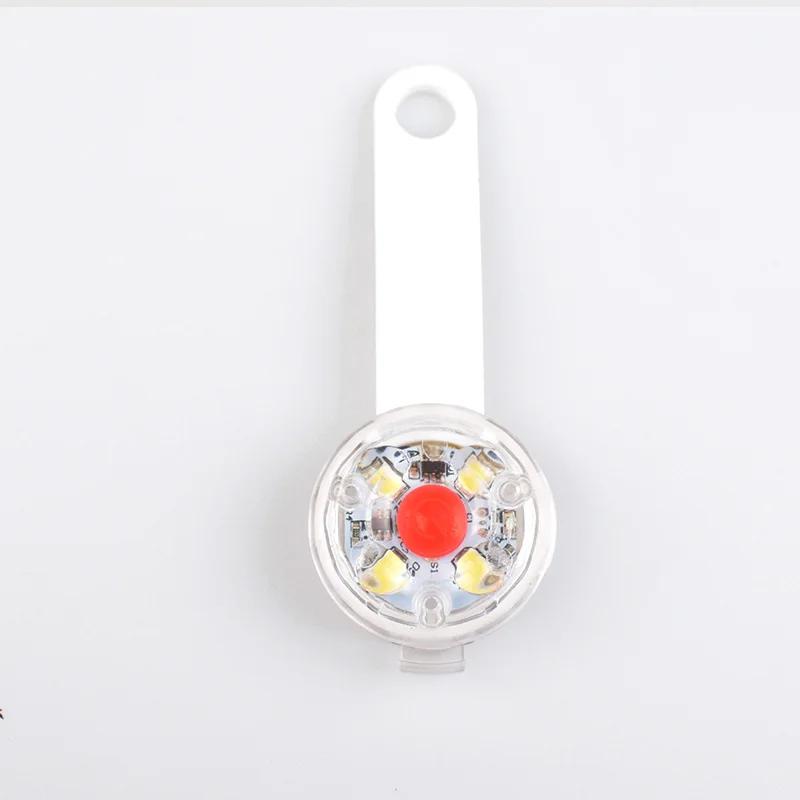 

A Pet Dog Cat Collar Pendant Night Safety Cat Luminous Light IPX7 Waterproof Flashing Harness with Light for Dog белый