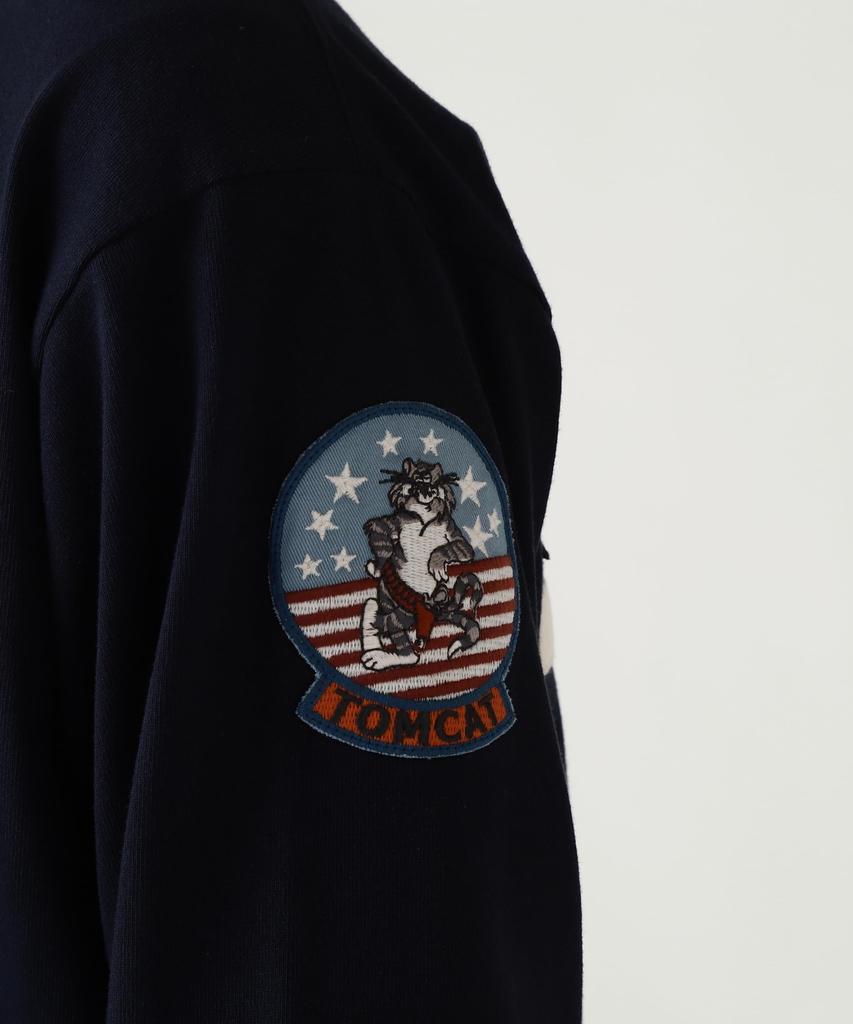 AVIREX LONG SLEEVE T-SHIRT TOPGUN Navy M