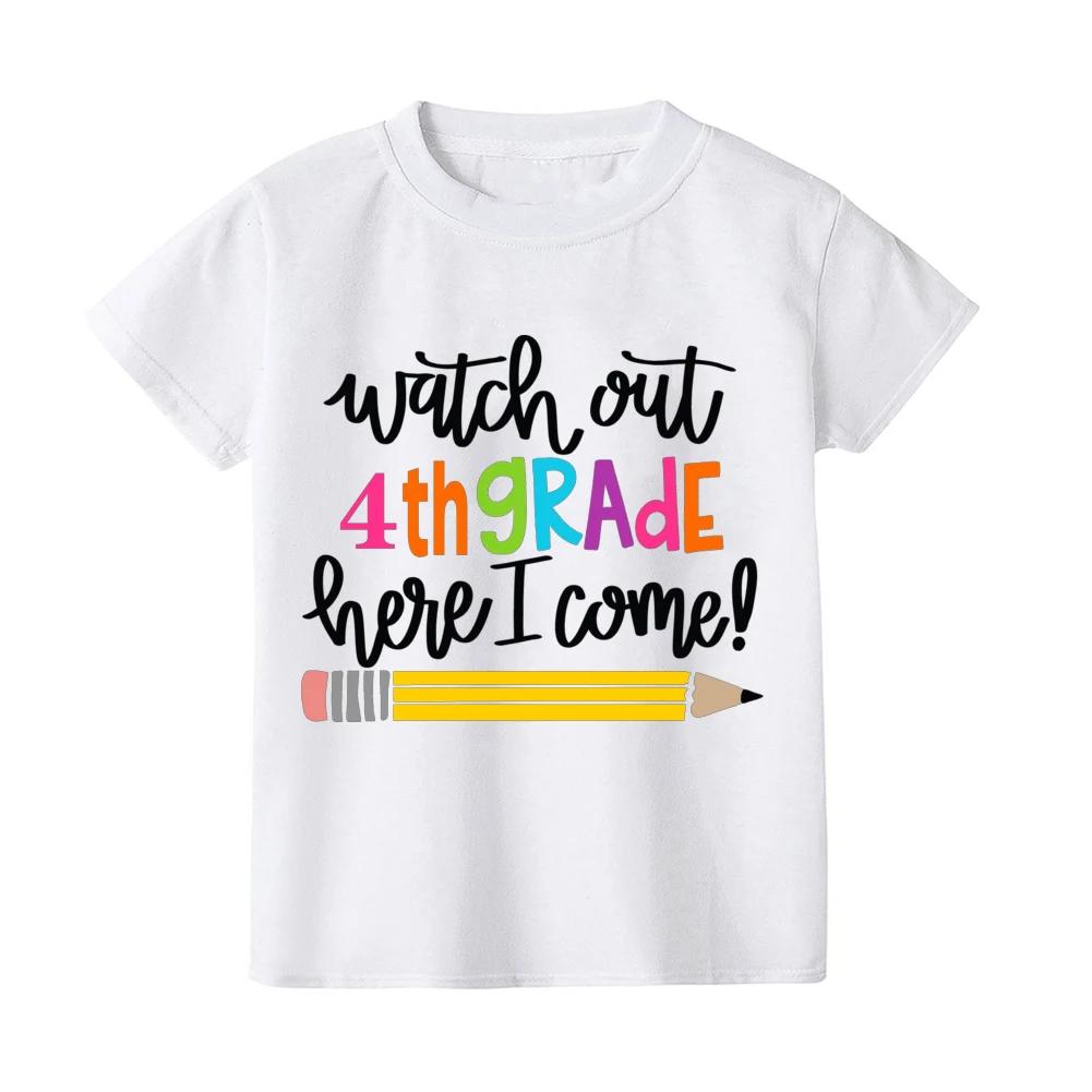First Day of Kindergarten Kid TShirt Girl Boy Clothes Back To School Shirt Preschool 15th Grade Child Shirts School Opens Gift