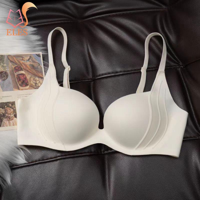Women Thin Comfortable No-wire Bra To Collect Breasts and Prevent Sagging Seamless Bra Push-up Bra Underwear