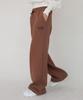 AWESOME STUDIO Low-Waist Wide Sweatpants Brown