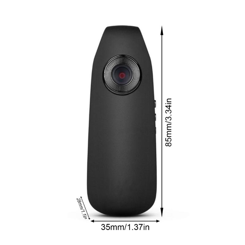 Magnetic Portable 1080P Video Recorder Wearable Camera Motion Activated Convenient Cycling Pet Monitoring Gadget