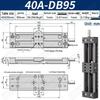 Heavy Load Precision Linear Slide Table with Fine-tuning Screw Rod - 50/80/100 Stroke