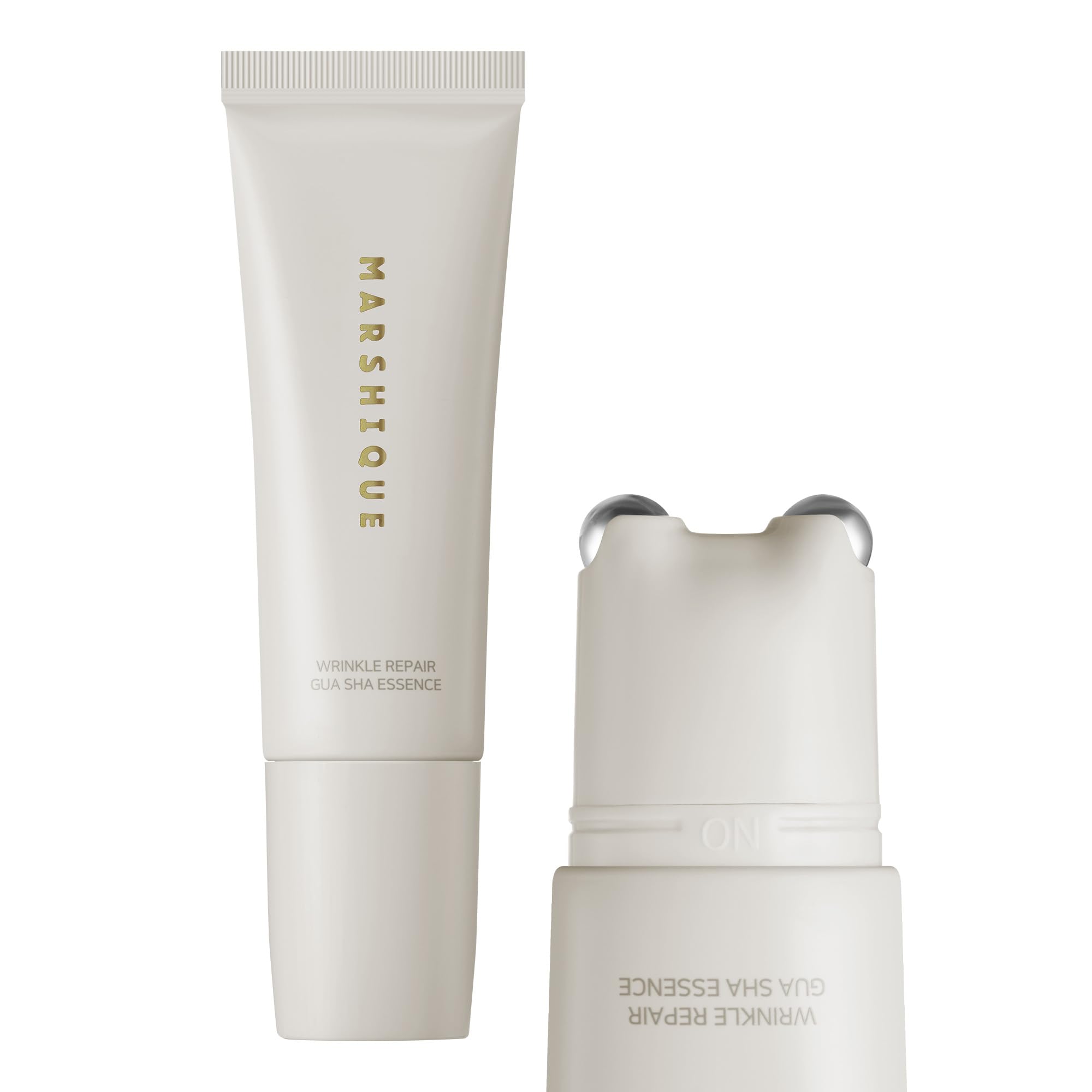 

[Official] MARSHIQUE Wrinkle Repair Gua Sha Essence 45ml - Reduces puffiness, slims face, self-massage for a smaller face, sculpts and tightens the