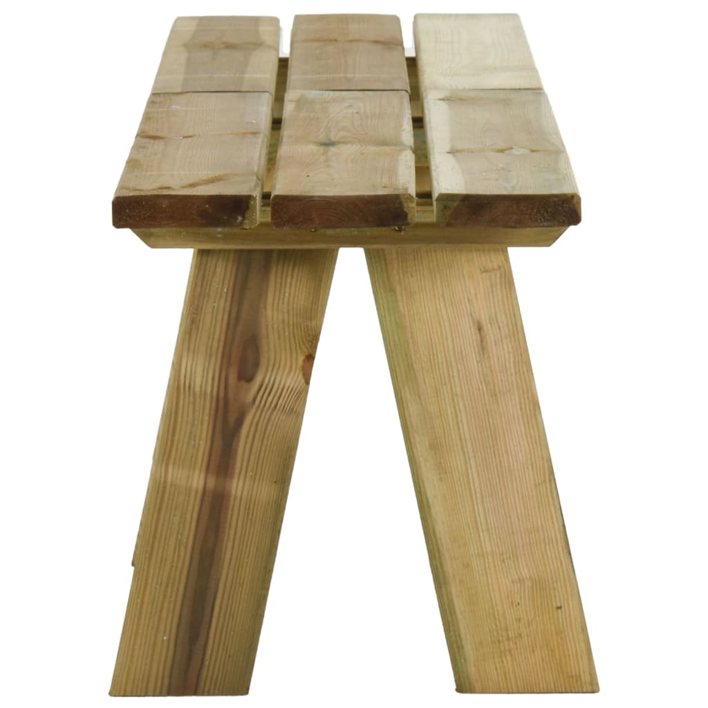 Garden Bench 220 cm Solid Pine Wood Impregnated