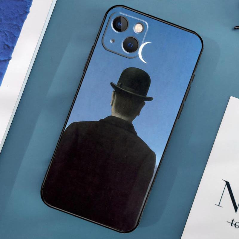 Rene Magritte Phone Case For iPhone 15 13 12 11 14 Pro Max Mini X XR XS MAX SE 2020 7 8 Plus Back Cover