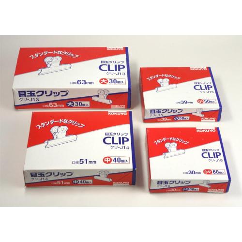 KOKUYO Clip Eyeball Clip Large 30 Pieces Kuri-J13