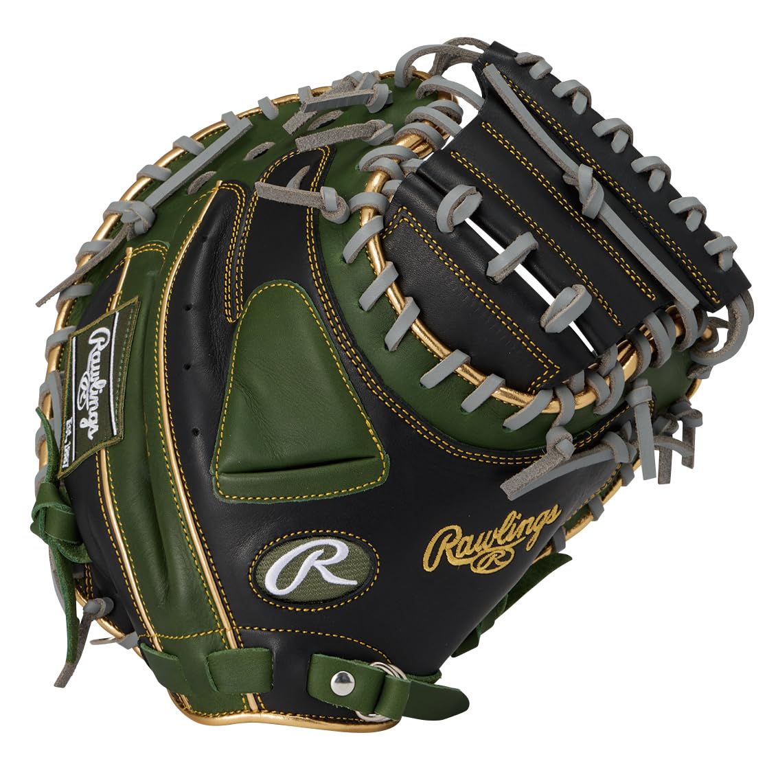 

Мягкая бейсбольная перчатка Rawlings HYPER TECH COLOR SYNC для 33-дюймовых кэтчеров, GR6HTC2AF, Черный/ML Зеленый, дюймы, Для правшей