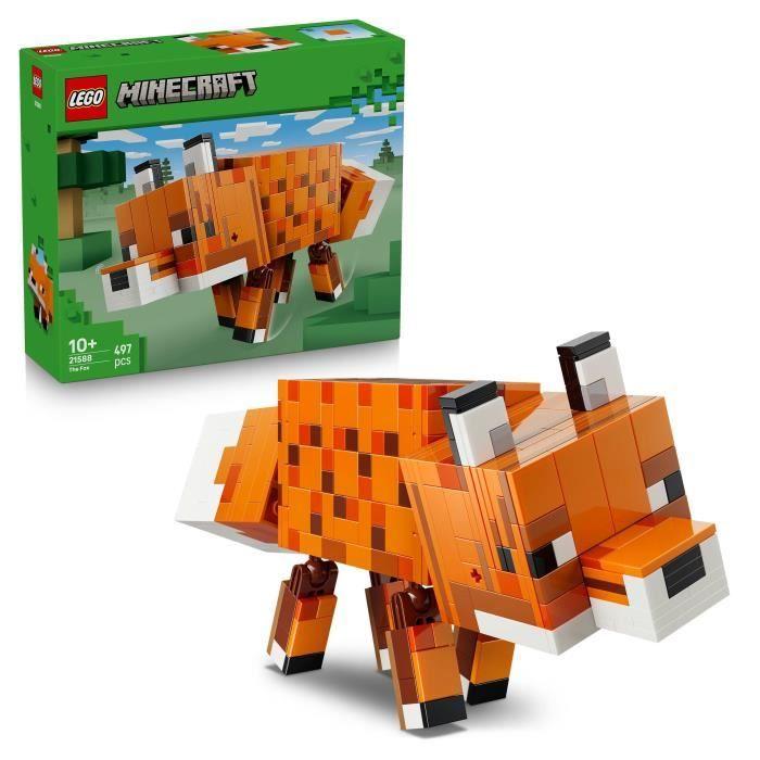 LEGO Minecraft 21588 La Volpe - Gioco 3D Ragazzo o Ragazza dai 10 anni in su - Statuetta di Animale